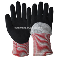 Sunnyhope atacado nitrilo anit cortar luvas de inverno personalizadas